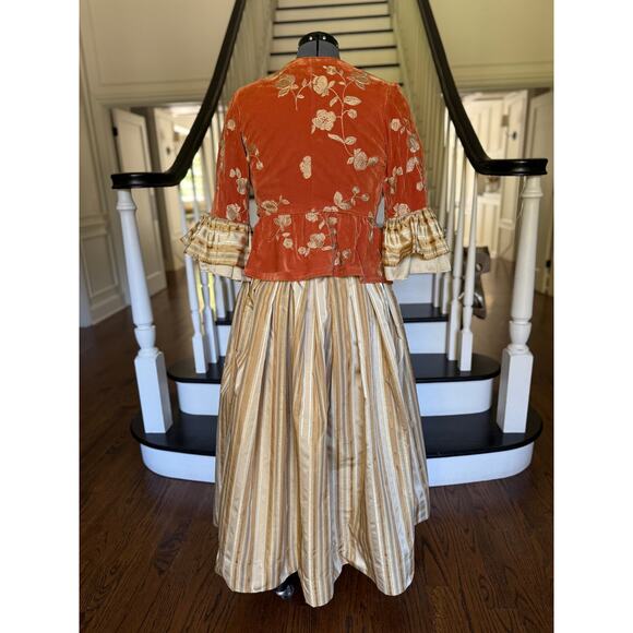 Handmade Colonial Hamilton Women Costume Cosplay LARP History Bounding Outlander - Picture 7 of 9